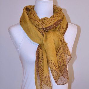 8/$20 Gold/Brown Scarf
